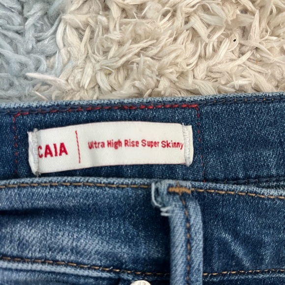 TRUE RELIGION~ “CAIA” ULTRA HIGH RISE RHINESTONE SKINNY JEANS SZ.31 - Picture 6 of 8